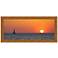 Ocean Sunset 44 3/4" Wide Framed Coastal Giclee Wall Art