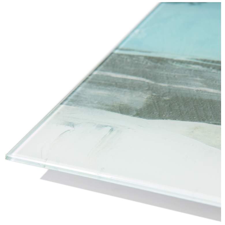 Image 4 Ocean Tide AB Frameless Reverse Printed Tempered Glass Wall Art Set of 2 more views