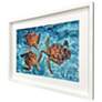 3_Ocean Turtles 46"W x 34"H Framed Art more views