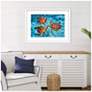 5_Ocean Turtles 46"W x 34"H Framed Art more views