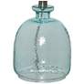 3_Oceana 18.25" High Blue Textured Glass Table Lamp more views
