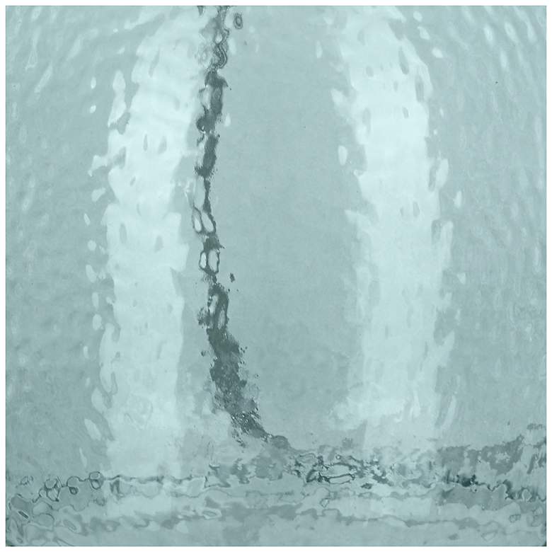 Image 5 Oceana 18.25" High Blue Textured Glass Table Lamp more views