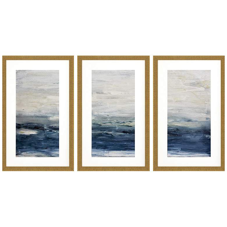Image 2 Oceania 20"W x 32"H Framed Art Set of 3