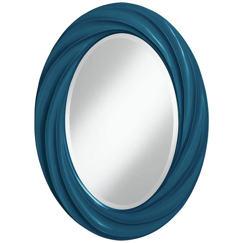 Image 1 Oceanside 30 inch High Oval Twist Wall Mirror