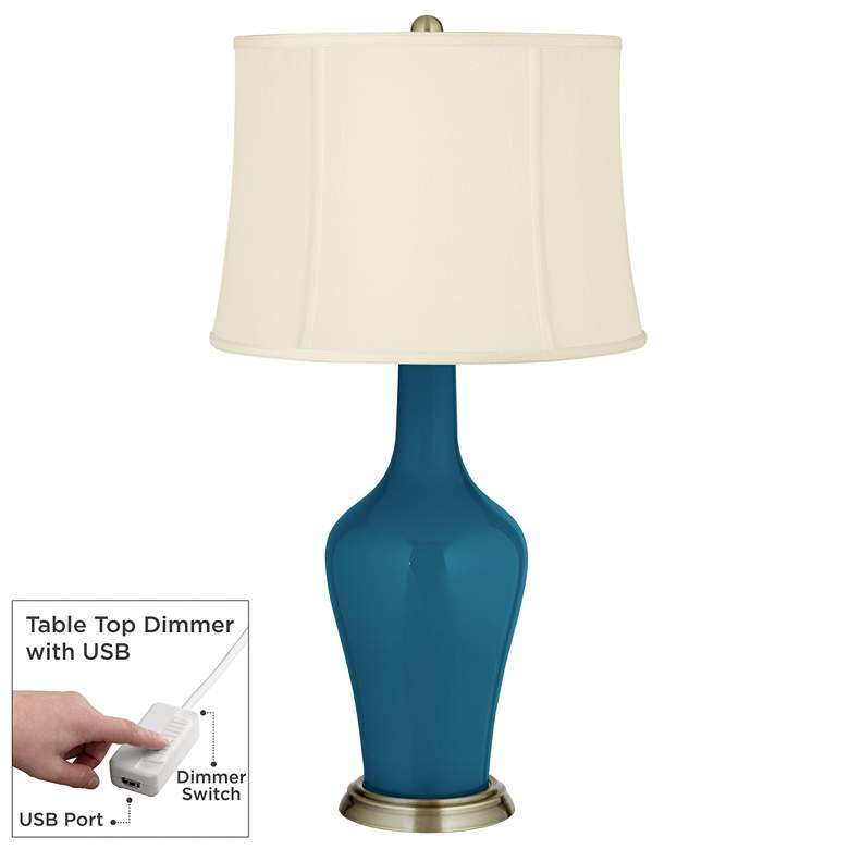 Image 1 Oceanside Anya Table Lamp with Dimmer