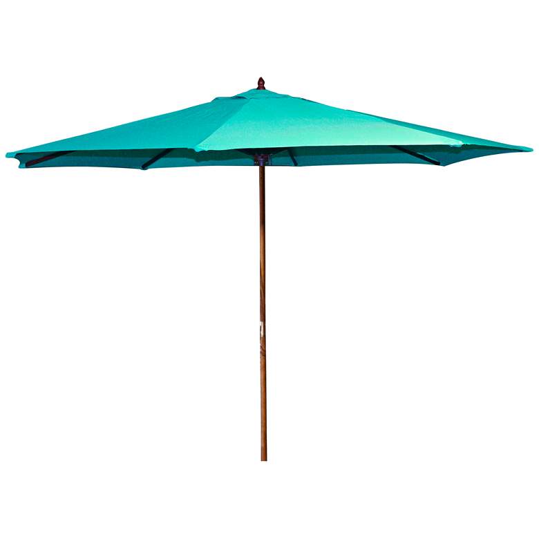Image 1 Oceanside Aruba 9&#39; Wooden Market Umbrella