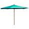 Oceanside Aruba 9' Wooden Market Umbrella