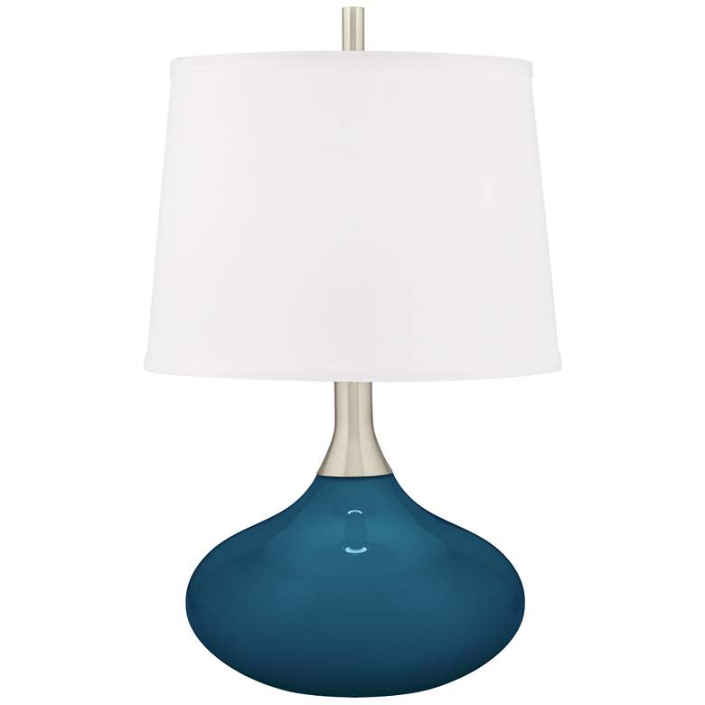 Image 2 Oceanside Felix Modern Table Lamp with Table Top Dimmer