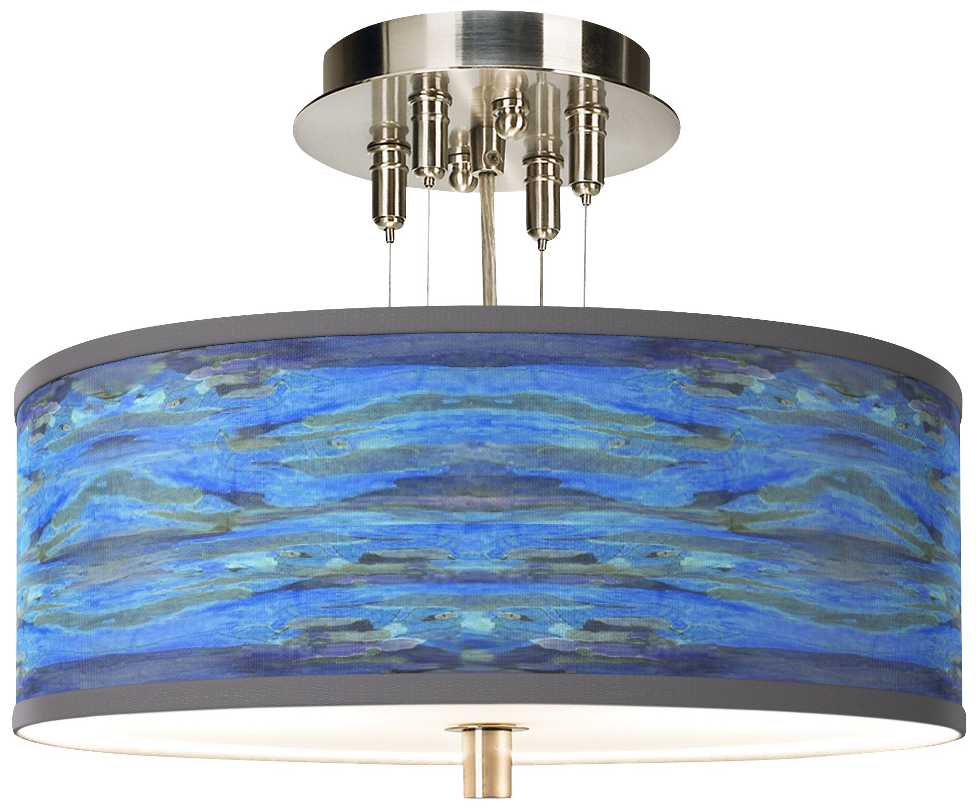 Oceanside Giclee 14" Wide Ceiling Light 023P3 Lamps Plus