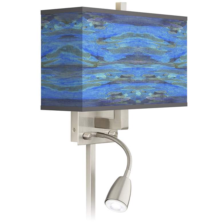 Image 1 Oceanside Giclee Glow LED Reading Light Plug-In Sconce