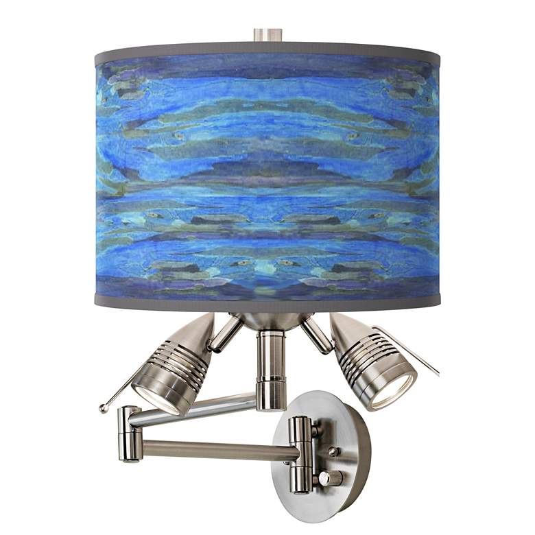 Image 1 Oceanside Giclee Plug-In Swing Arm Wall Lamp