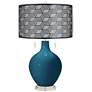 Oceanside Toby Table Lamp With Black Metal Shade