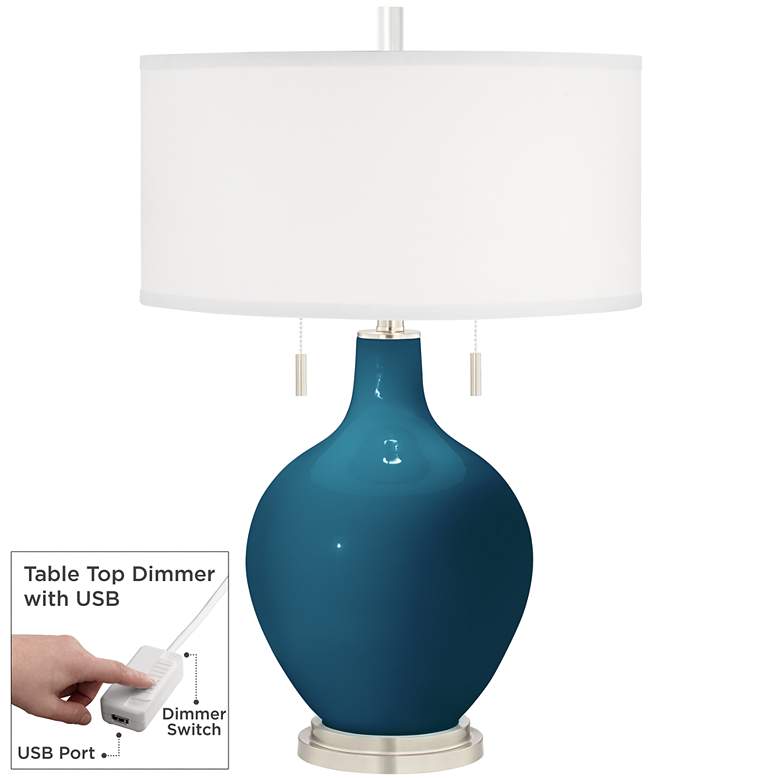Image 1 Oceanside Toby Table Lamp with Dimmer