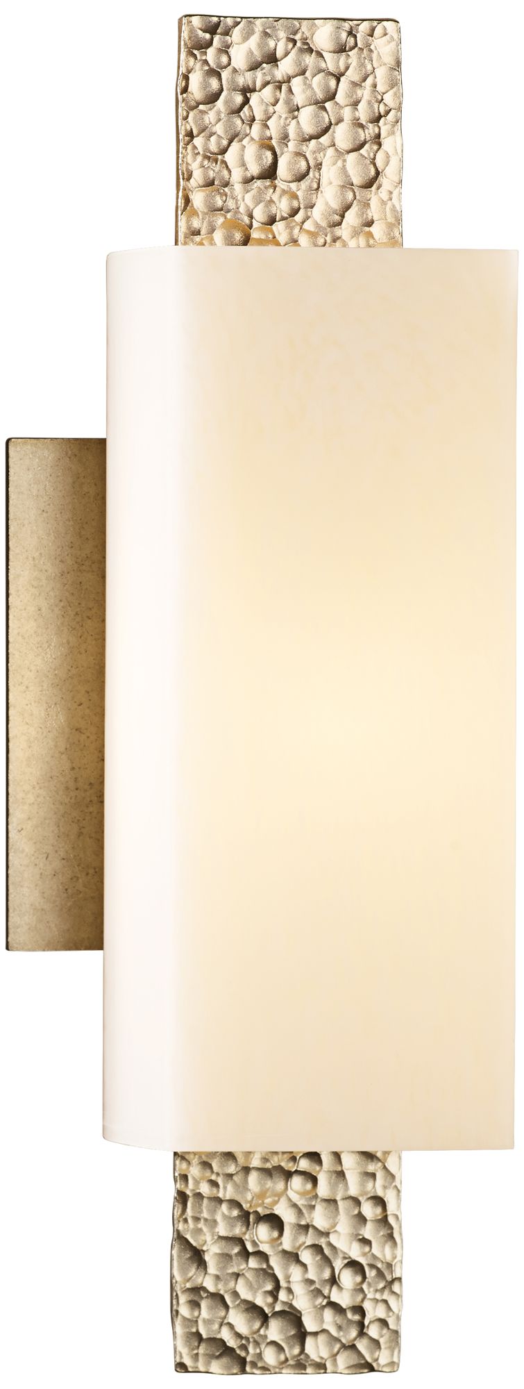 Oceanus 12.5" High Soft Gold Sconce With Opal Glass Shade
