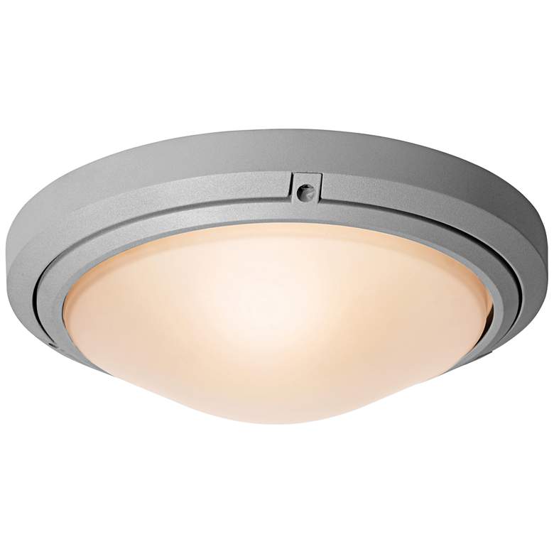 Image 1 Oceanus 15 3/4 inch Wide Satin LED Outdoor Ceiling Light