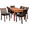 Oceanwood Gray Wicker 9-Piece Rectangular Patio Dining Set