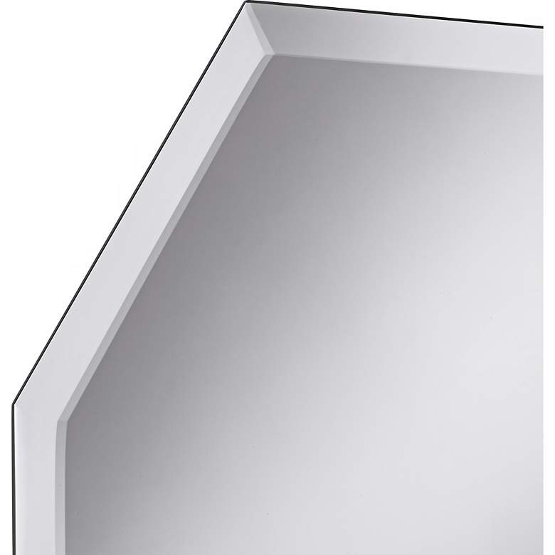 Octagonal Frameless 24 inch x 36 inch Beveled Wall Mirror more views