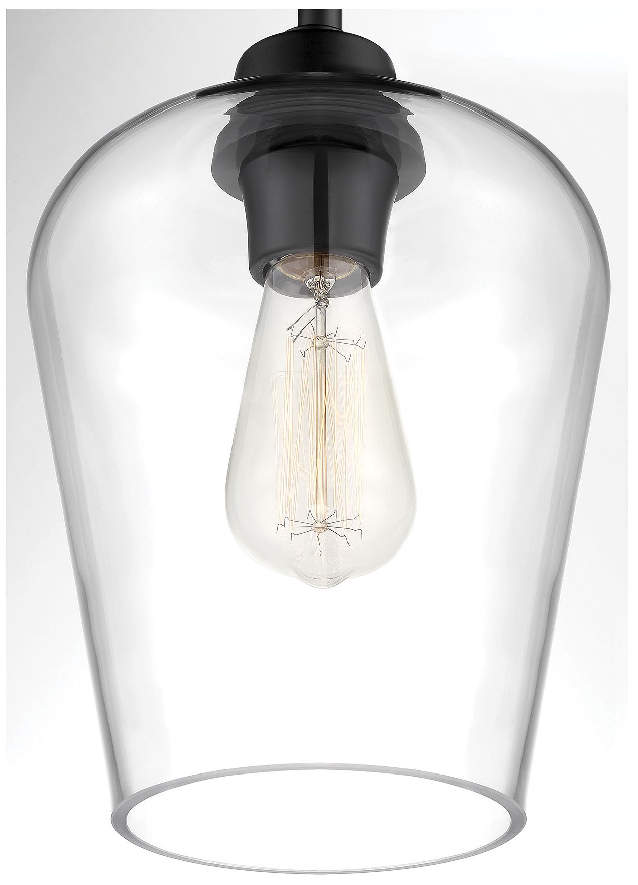 Image 5 Octave 1-Light Ceiling Light in Black more views