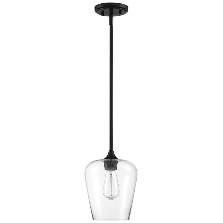 Image 2 Octave 1-Light Pendant in Black more views