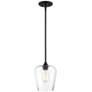 5_Octave 1-Light Pendant in Black more views