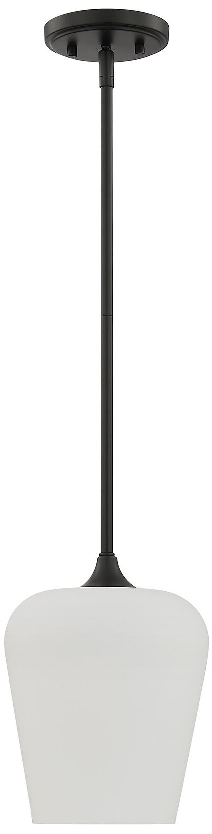 Image 4 Octave 1-Light Pendant in Matte Black more views
