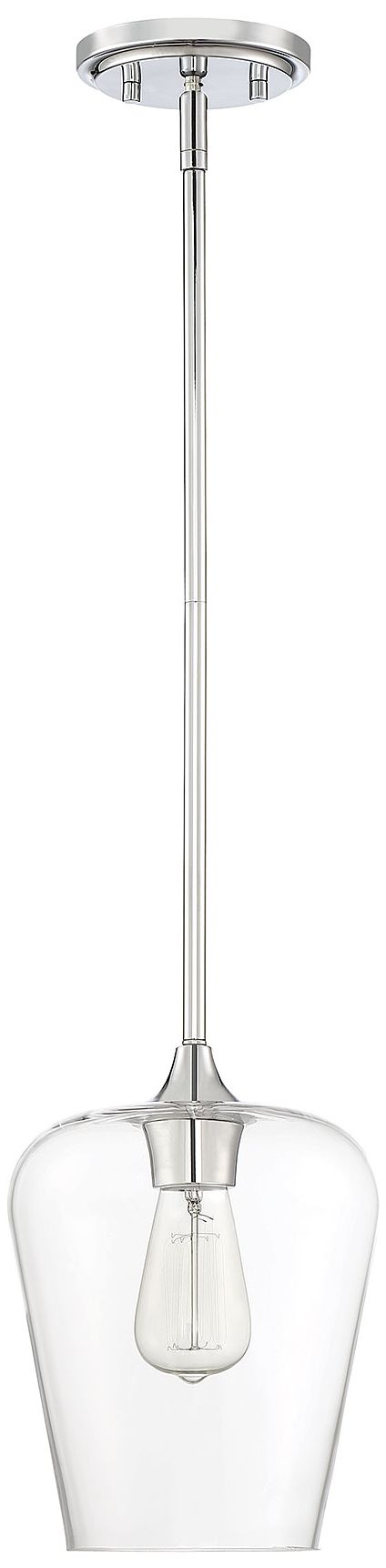 Image 2 Octave 1-Light Pendant in Polished Chrome more views