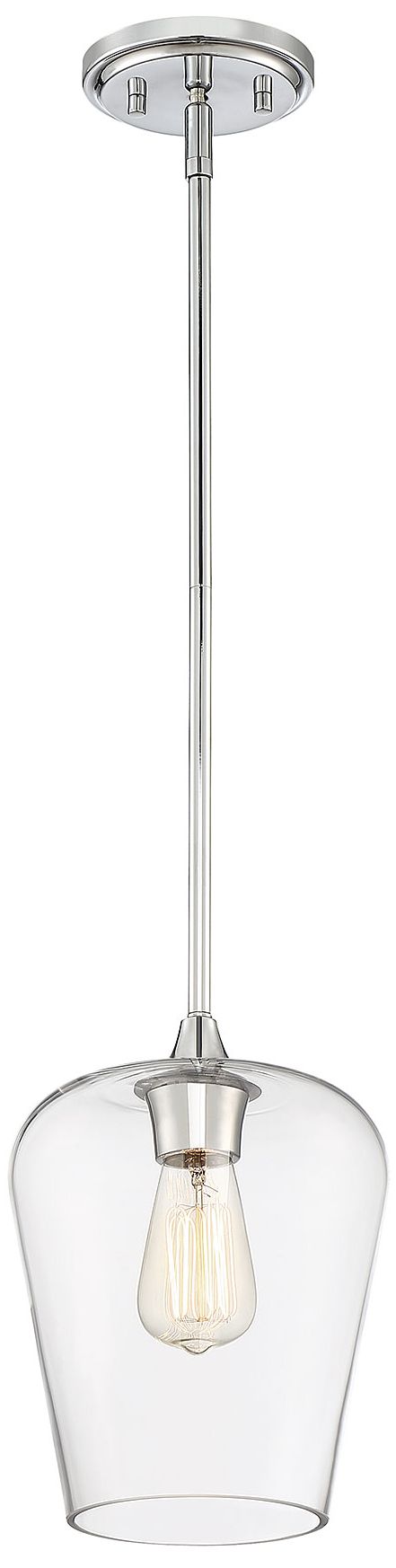 Image 4 Octave 1-Light Pendant in Polished Chrome more views