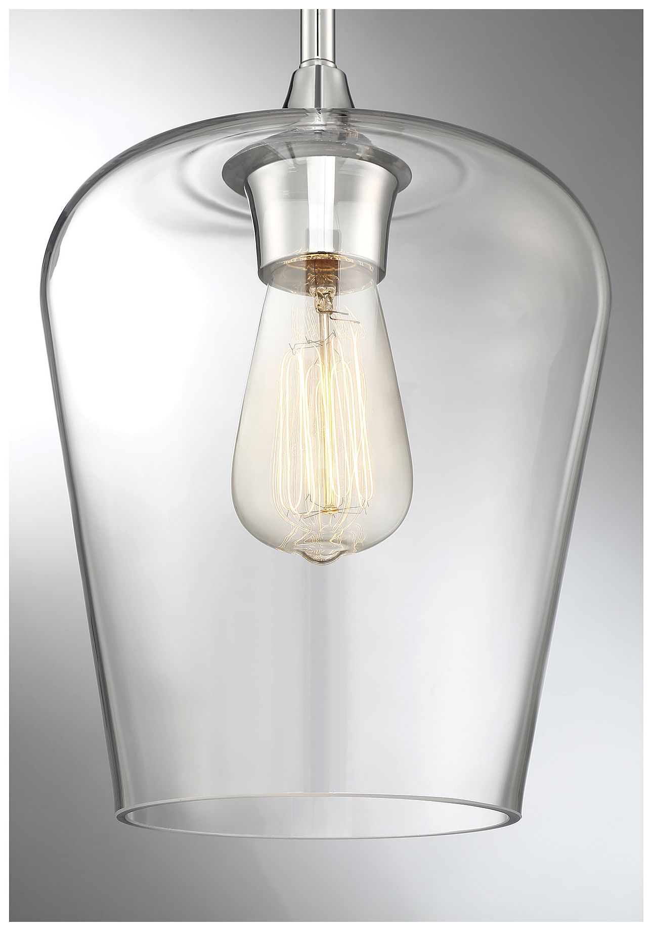 Image 6 Octave 1-Light Pendant in Polished Chrome more views