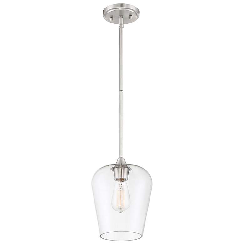 Image 2 Octave 1-Light Pendant in Satin Nickel more views