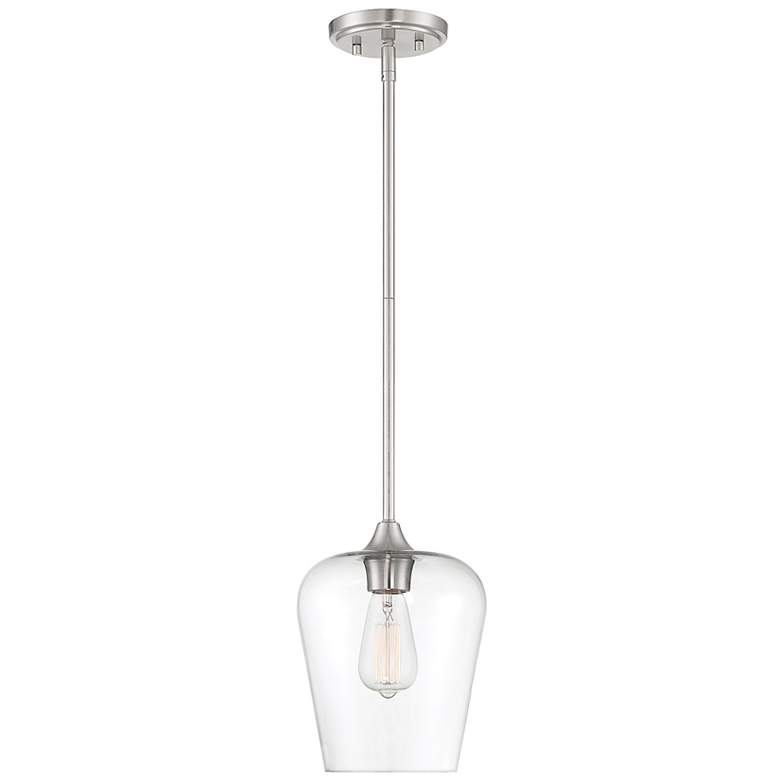 Image 3 Octave 1-Light Pendant in Satin Nickel more views