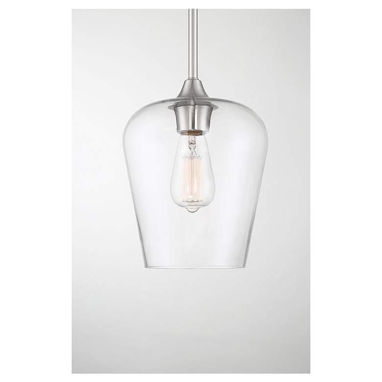 Image 5 Octave 1-Light Pendant in Satin Nickel more views