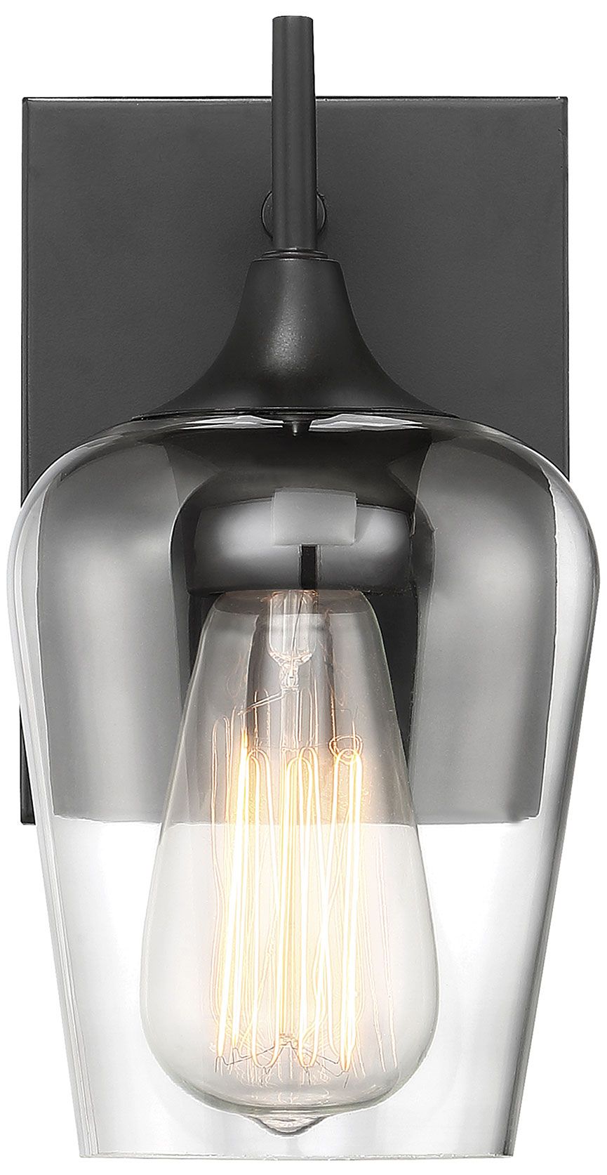 Octave 1-Light Wall Sconce in English Bronze