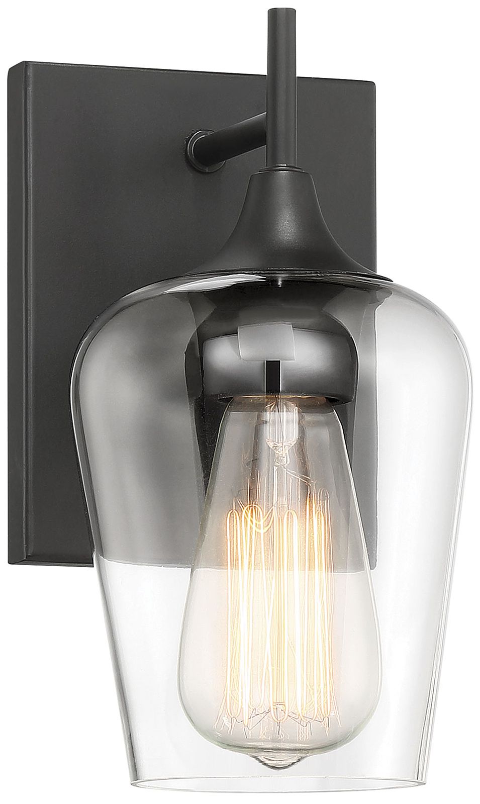 Image 4 Octave 1-Light Wall Sconce in English Bronze more views