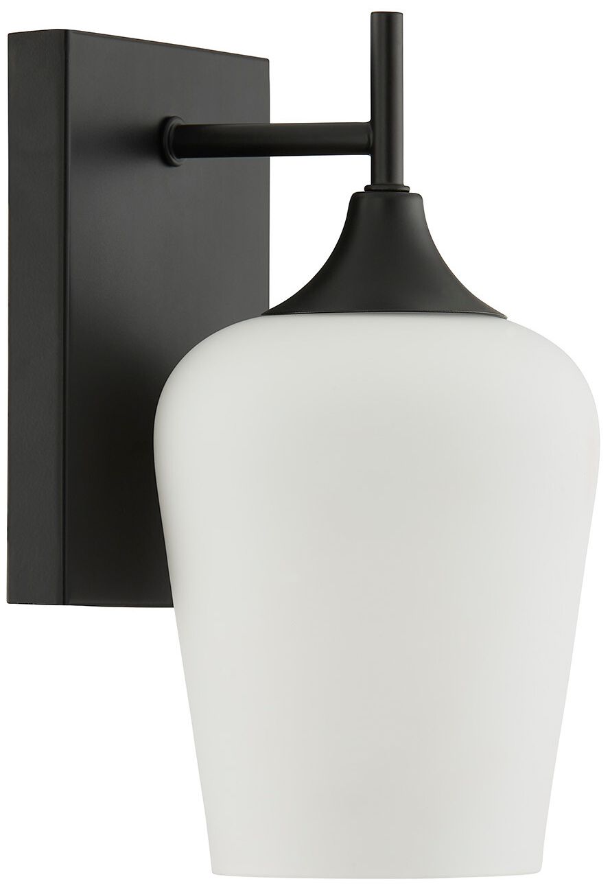 Image 3 Octave 1-Light Wall Sconce in Matte Black more views