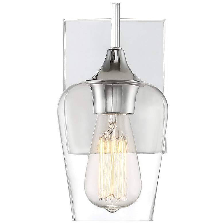 Image 1 Octave 1-Light Wall Sconce in Polished Chrome