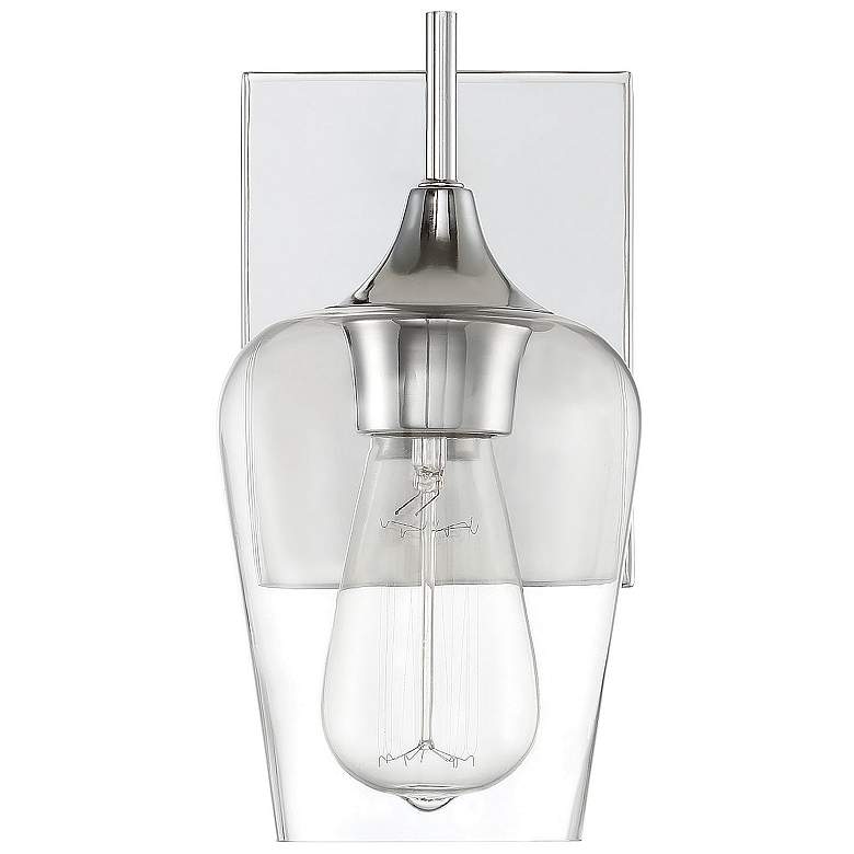 Image 2 Octave 1-Light Wall Sconce in Polished Chrome more views
