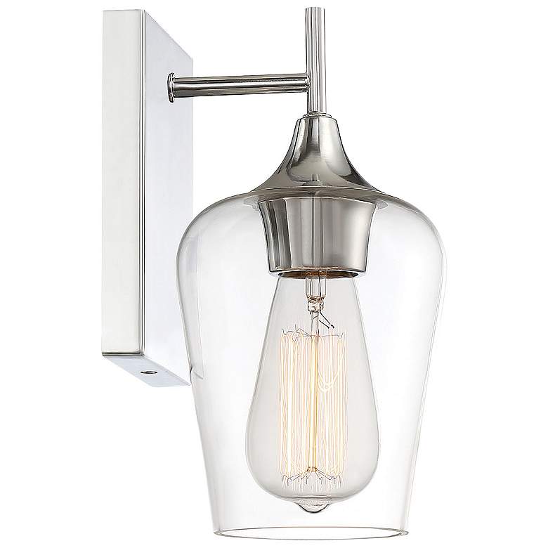 Image 5 Octave 1-Light Wall Sconce in Polished Chrome more views