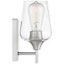 4_Octave 1-Light Wall Sconce in Satin Nickel more views