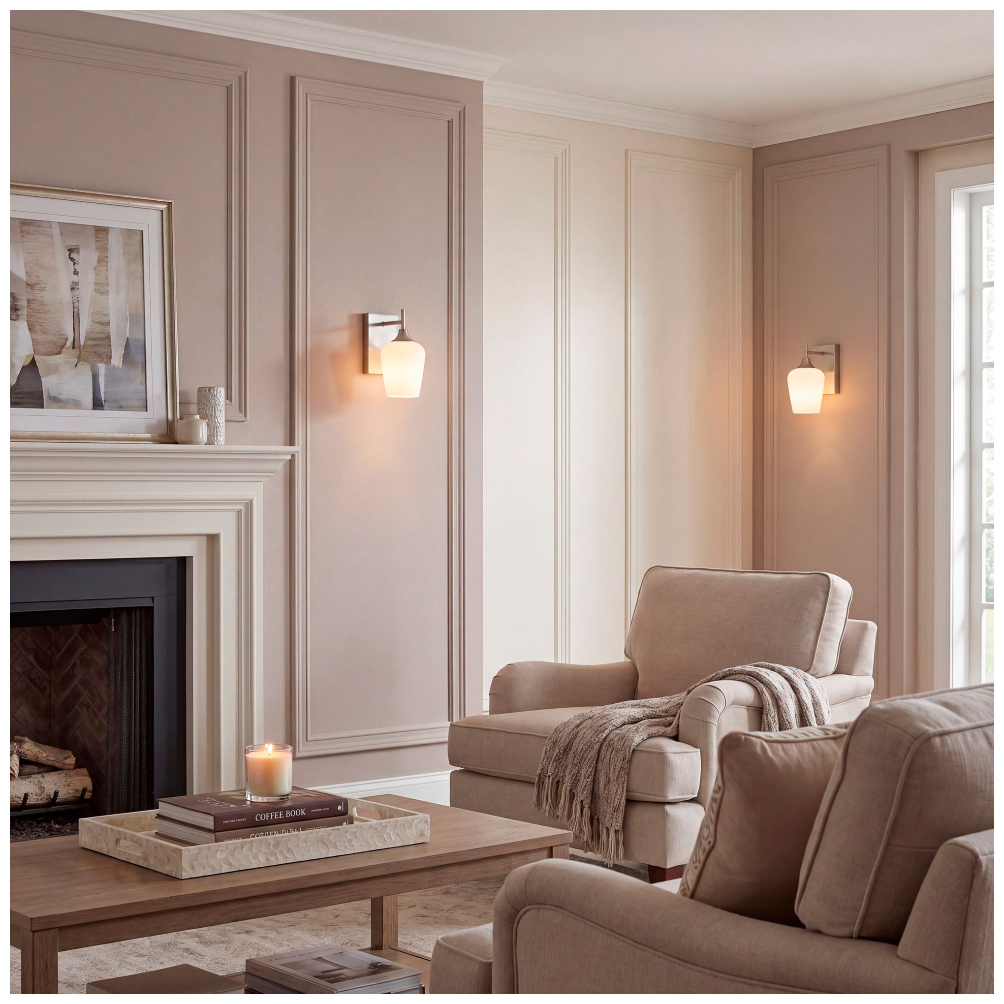 Image 3 Octave 1-Light Wall Sconce in Satin Nickel more views