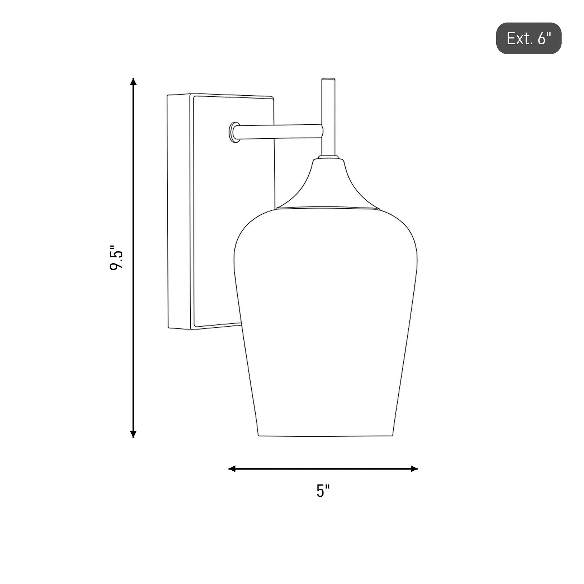 Image 4 Octave 1-Light Wall Sconce in Satin Nickel more views