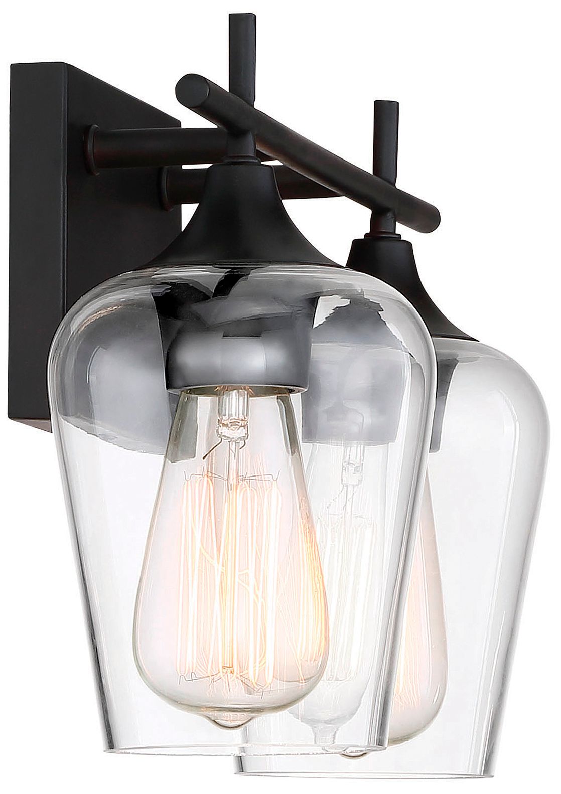 Image 3 Octave 2-Light Bathroom Vanity Light in English Bronze more views