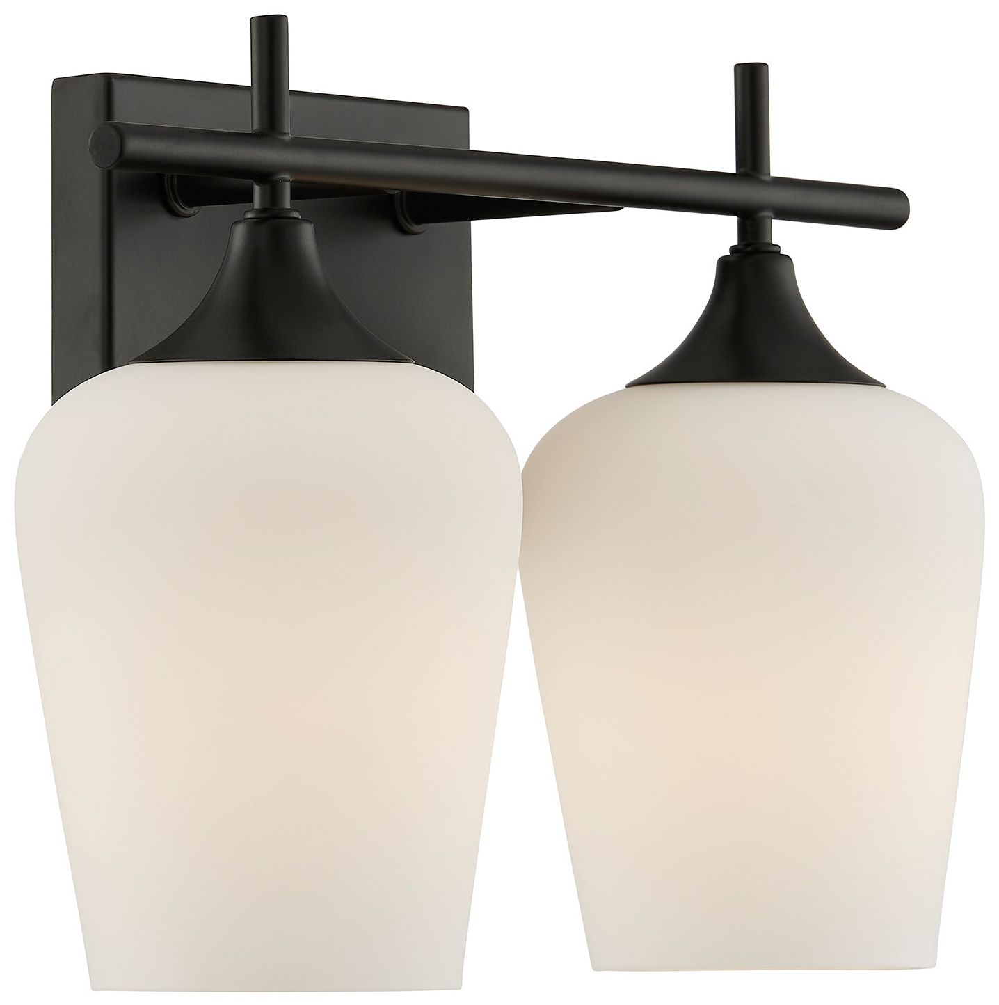 Image 5 Octave 2-Light Bathroom Vanity Light in Matte Black more views