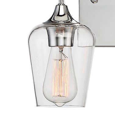 Image 2 Octave 2-Light Bathroom Vanity Light in Polished Chrome more views