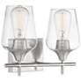 4_Octave 2-Light Bathroom Vanity Light in Satin Nickel more views