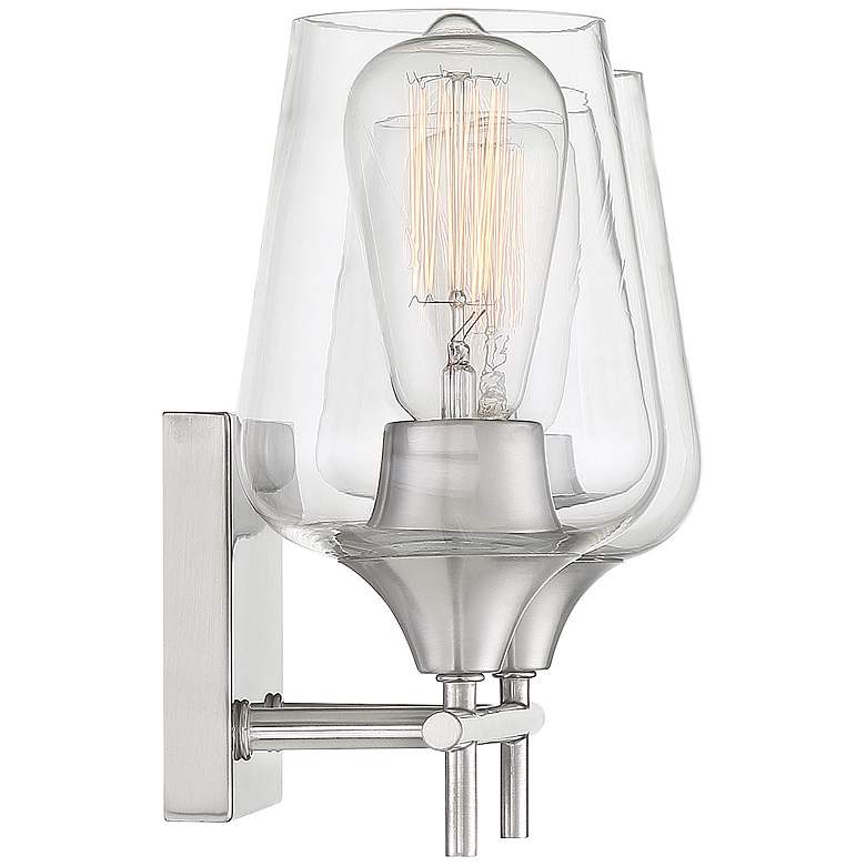 Image 5 Octave 2-Light Bathroom Vanity Light in Satin Nickel more views