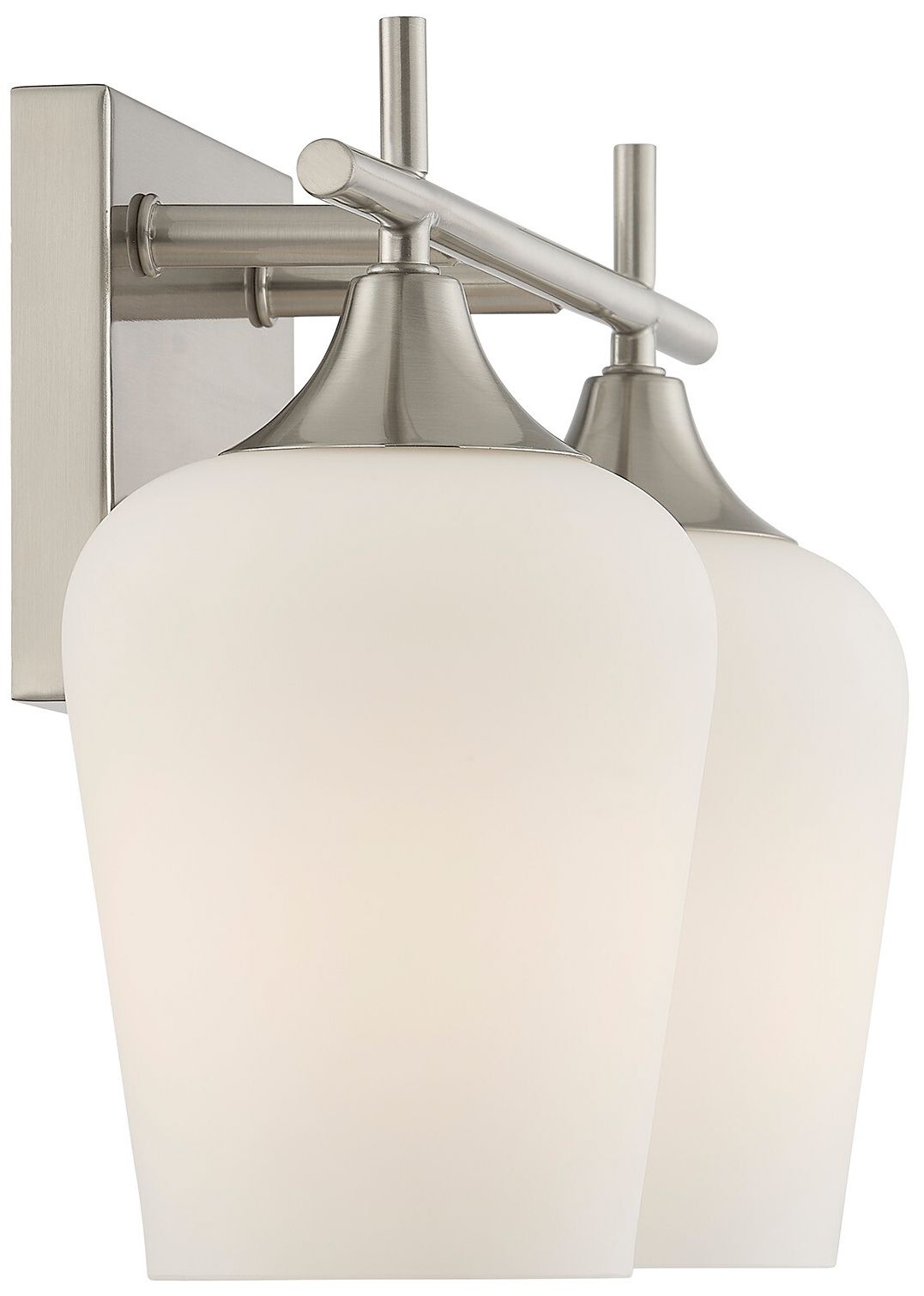 Image 6 Octave 2-Light Bathroom Vanity Light in Satin Nickel more views
