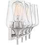 5_Octave 28 3/4" Wide Satin Nickel 4-Light Vanity Bath Light more views