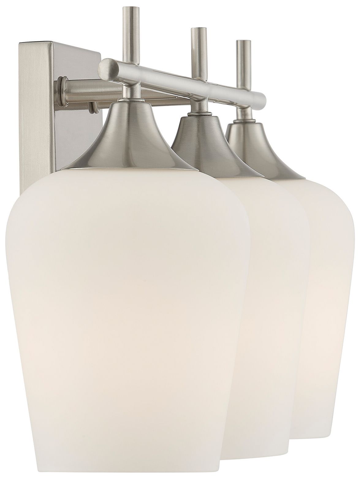 Image 6 Octave 3-Light Bathroom Vanity Light in Satin Nickel more views