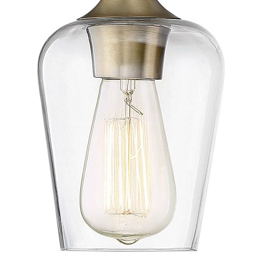 Image 4 Octave 3-Light Bathroom Vanity Light in Warm Brass more views