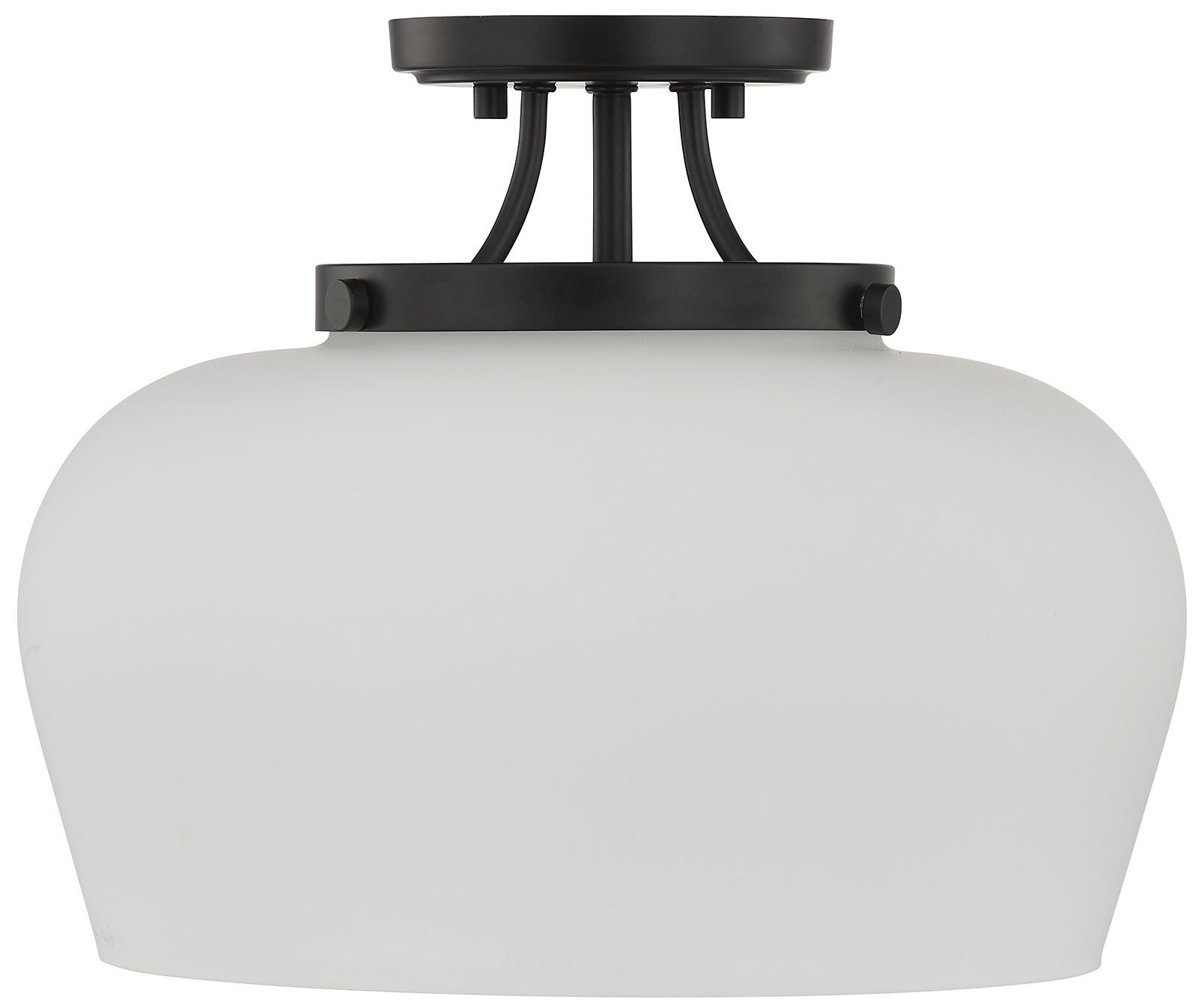 Image 2 Octave 3-Light Ceiling Light in Matte Black more views